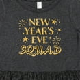 thumbnail image 4 of Inktastic New Year's Eve Squad with Stars in Gold Girls Toddler Dress, 4 of 5