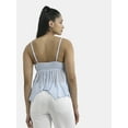 thumbnail image 3 of No Boundaries Hanky Hem Cami with Lace, Women's, 3 of 5