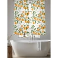thumbnail image 5 of Summer Fruit Sheer Curtains 2 Panels Set Watercolor Orange Flower Farmhouse Country Sheer Window Curtains Light Filtering Rod Pocket Voile Drapes for Bedroom Living Room 52"X72", 5 of 9