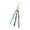 Green, variant on Modern Lightweight Keychain Accessory Sturdy Kirsite ABS Unisex