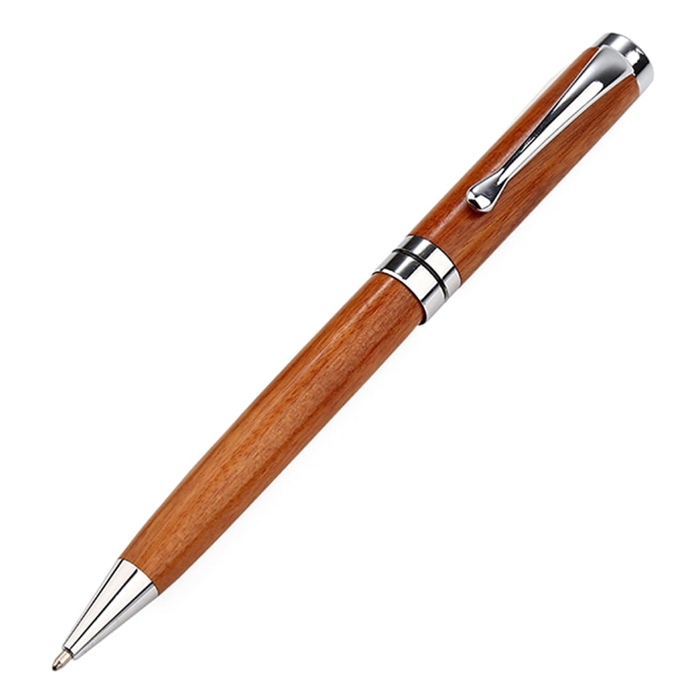 Twist Retractable Roller Ball Pens Wooden Ballpoint Pen Writing Pen For School Office Business