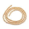 thumbnail image 3 of Electroplate Non-magnetic Synthetic Hematite Beads Strands Grade AAA Long-Lasting Plated Round Light Gold Plated 10mm Hole: 1.2mm about 42pcs/strand 15.7 inch(40cm), 3 of 3