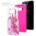 thumbnail image 3 of Samsung Galaxy S8 Plus Case Silicone Dual Layer Protective Shock Proof Case for Galaxy S8 Plus Phone Case Cover for Girl Women - Cherry Blossom, 3 of 4
