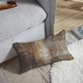 thumbnail image 3 of Throw Pillow Covers Modern Home Art Decor, 12 x 20 Inches Set of 2 Abstract Oil Painting Pillowcases for Bedroom, Living Room, Cushion Couch Sofa, Brown Grey Beige, 3 of 6