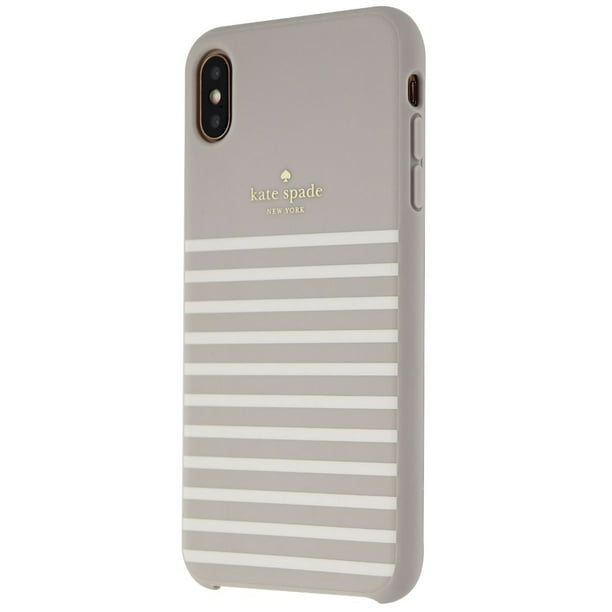 Kate Spade Soft Touch Case for iPhone XS Max - Feeder Stripe  Clocktower/Cream - Walmart.com