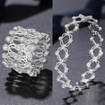 thumbnail image 4 of Brazaletes Pulseras Deformación Telescópica Valentín Vintage Plata Yuyangstore Anillo de pulsera, 4 of 7