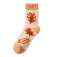 thumbnail image 2 of Lumtrix Fuzzy Socks For Women Men Cozy Winter Fluffy Slipper Socks Fall Soft Plush Warm Thick Socks For Sleeping, Lounge & Home Wear, Cute Thanksgiving Holiday Gifts D One Size, 2 of 5