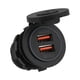thumbnail image 5 of Cargador USB para Coche Doble QC3.0 Carga RáPida Cargador USB Dual Toma de Corriente para Coche Motocicleta Barco de 12/24V, 5 of 9
