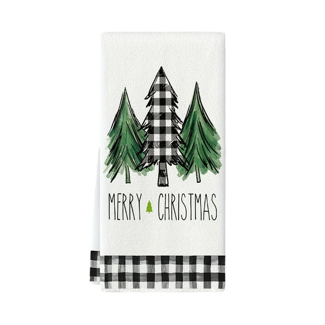 Cameland Kitchen Cloth Kitchen Dishes Towels Merry Christmas 19 X 16 Inch Winter Drying Cloth Tea Towels For Cooking And Baking