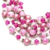 Cousin Glass Pink Mixed Beads, 1 Each