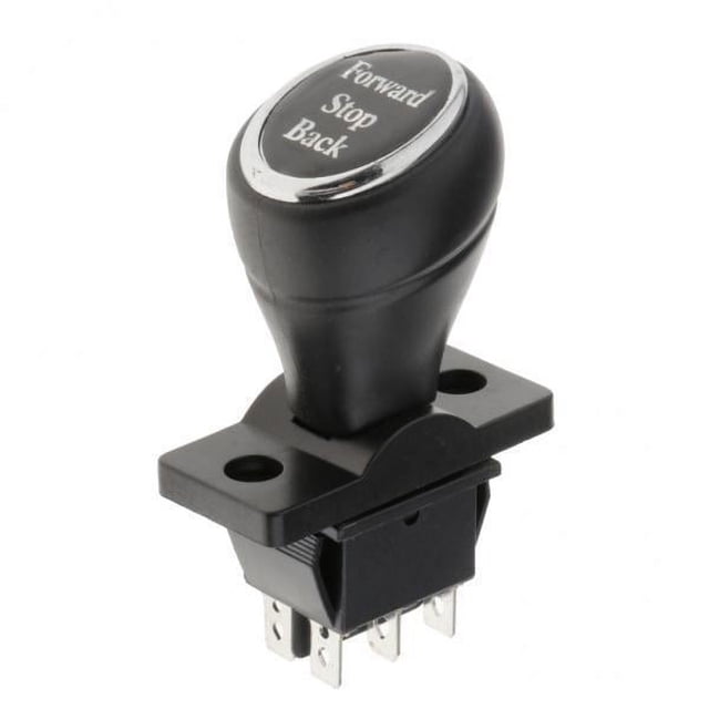 Interruptor De Palanca De Mando De 3 Posiciones De 5x6 Pines, Interruptores De Putter Para Coche, Color Negro Con Deflector 5 piezas