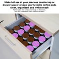 thumbnail image 5 of Black Coffee Pod Holder EVA Coffee Capsule Storage Container for Home Kitchen Office, 5 of 5