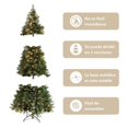thumbnail image 5 of Arbol de Navidad Gonzaga Pino 210 CM CON 400 LUCES LED CALIDAS integradas, 5 of 5