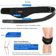 thumbnail image 3 of maskred Réglable Soutien de la Rotule Genou Rotule Bandage Sport Tendon Ceinture Accessoires de Sport, 3 of 8