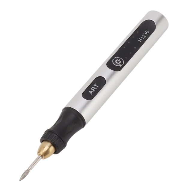 Herramienta De Grabado Eléctrica Portátil, Velocidad Variable USB De Aluminio Y ABS 300 MAh 4,2 V Herramienta Rotativa Inalámbrica Para Trabajar Madera