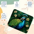 thumbnail image 3 of Peacock Gaming Mousepad Mouse Mat Desk Mat - Square, 8.3x9.8 Inch, Non-Slip Rubber Bottom, Printed, Suitable for Office and Gaming, 3 of 6