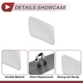 thumbnail image 4 of Tapa de boquilla del lavaparabrisas del parachoques frontal derecho Unique Bargains No.30655934, cubierta de boquilla de parachoques para Volvo C30 2008-2010, plástico blanco, 1 Pcs, 4 of 7