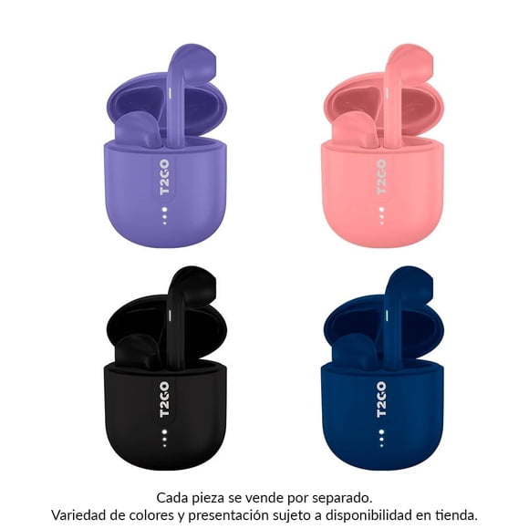 Audífonos TWS T2GO Varios Colores 1 pieza