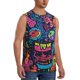 thumbnail image 2 of Balery Neon Graffiti Urban Art Camisetas sin mangas para hombre, absorbe la humedad y protege contra el mal olor.-Large, 2 of 7