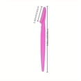 thumbnail image 4 of 12pcs Portable Mini Folding Eyebrow Shaper Kit - Compact Beauty Tool for Shaping, Trimming, and Removal - Includes Plastic Razor with Protective Cover - Random Color, 4 of 5