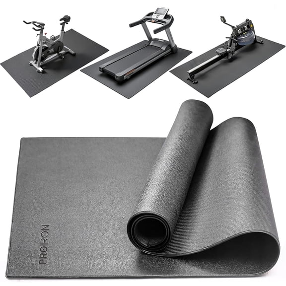 PROIRON 78in x 36in Exercise Equipment Mat, Anti-Slip, Reduce Noise, Protect Floor, Heavy-Duty
