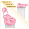 thumbnail image 4 of Botella mezcladora de proteínas Shaker Bottles Mr. Pen de 800 ml, color rosa (x2), 4 of 5