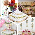 thumbnail image 4 of Efavormart Gold, Blush & Turquoise Confetti-Like Paper Party Garland Streamer, Hanging Backdrop Decoration - 6.5ft, 4 of 10