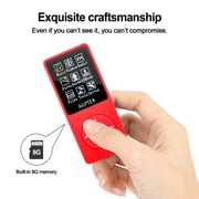 AGPtEK 1.8'' 8GB MP3 Player 70 Hours Playback, Lossless Sound Music Player Expandable Up to 64GB