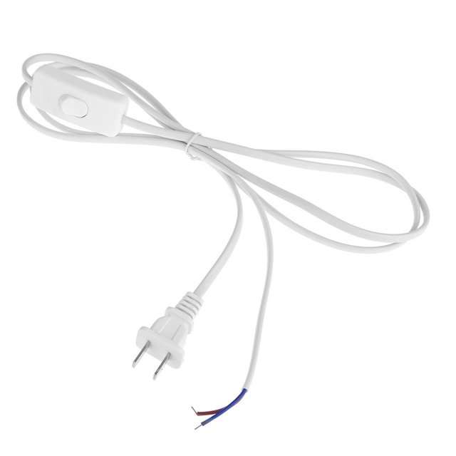 Cable de alimentación de conmutación Cable de línea alámbrica con interruptor para lámparas LED de luz de mesa