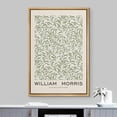 thumbnail image 2 of IDEA4WALL Framed Canvas Print Willow Bough Flower Pattern by William Morris Historic Cultural Illustrations Fine Art Traditional Floral Poster for Living Room, Bedroom, Office - Natural 24"x36", 2 of 5