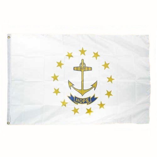 2x3 Rhode Island State Nylon Flag 2'x3' Banner Grommets