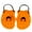 Orange, variant on For Children'S Swimming Hand Paddles Comfortable Silicone Swim Fins For Improved Water Contact And Strength Training