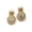 Yellow, variant on Pineapple Stud Earrings- Green Tone