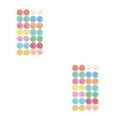 thumbnail image 4 of heritaly 4 Pieces Reinforcement Labels Repair Subsidy Strong Viscosity Doughnut Shape Small Hole Stickers Set for Recipes Binders Halo Dyeing 2Set, 4 of 6