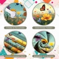 thumbnail image 4 of Colorful Floral Floral Banner Vibrant Butterflies Spring Backdrop Garden Pattern Multicolored Flowers Butterfly Background for Spring Party Garden Decoration Outdoor Event, 4 of 9