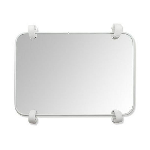 Genius Baby Toys Baby Mirror - Large Crib Mirror - Double-Sided with High Contrast Images - Baby Safe Mirror - NICU Approved - Shatterproof with Hospital Grade Rubber
