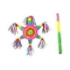 thumbnail image 5 of Piñata de hexagrama para niños, divertido, temática mexicana, carnavales, celebración, coloridos accesorios de cumpleaños, decoración, año Nuev, 5 of 8