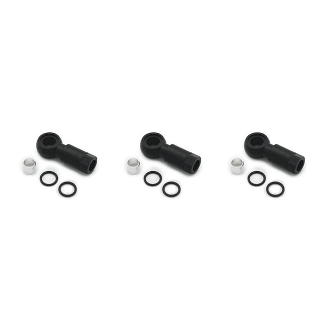 ZheElen Embout d'Huile Olive Tête de Frein à Disque Raccords de Durite Accessoires Pièces de Remplacement Noir 3Ensemble