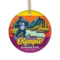 thumbnail image 5 of Olympic National Park Retro Style Ornament, Washington USA Tourist Attraction and Gift, 5 of 5