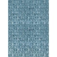 thumbnail image 1 of Unique Loom Matrice Treillis Tapis de Surface 9' 10 x 14' Rectangle Bleu/gris, 1 of 1