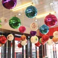 thumbnail image 2 of 15cm Big Matt Gold Red Balls Christmas Tree Decorations Ornaments Wedding Xmas Party for 2023 New Year Home Office Ceiling Decor, 2 of 5