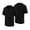 Black, variant on ZVNAΖH Kids Boys' V-Neck Quick Dry Soccer Jersey, Breathable Mesh Short Sleeve Sports T-Shirt for 3-15Y