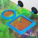 thumbnail image 1 of Círculo de alimentación para tanque de peces, alimentador circular de alimentación autoflotante para acuario, redondo, azul, 7,5 cm LingWen 9024715688378, 1 of 1