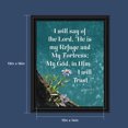 thumbnail image 2 of In Him I Trust, Gifts with Scripture, Christian Picture Frame, Psalms 91:2, 2111B, 2 of 6