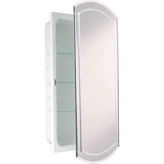 16 x 26 in. Recessed VGroove Beveled Eclipse Medicine Mirror