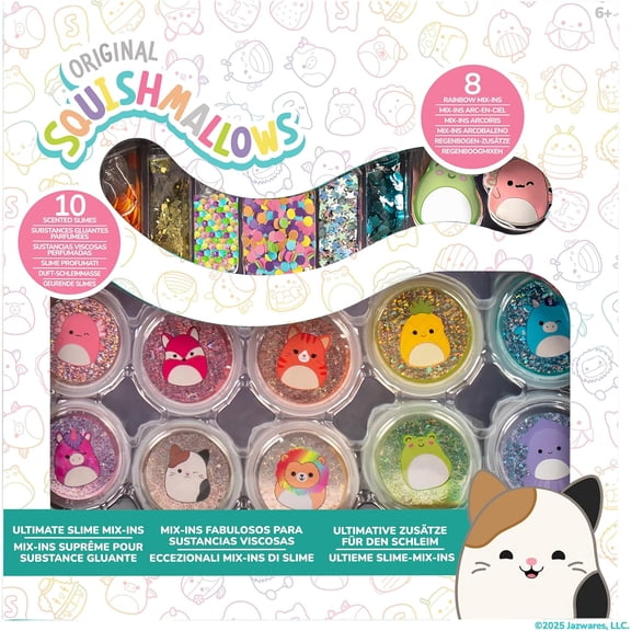 Horizon Group USA Scented Slime Mix-Ins Kit, 10-Pack Glitter And Cloud Slime Add-Ins, 8 Assorted Mix-Ins For Kids Arts, Crafts And Sensory Play