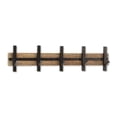 thumbnail image 4 of Orionis 5 Hook Modern Coat Rack - Brown, 4 of 9