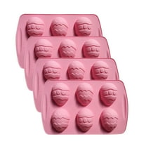 NSESSHome Easter Egg Shaped Silicone Cake Mold Easter Candy Cookie Mould Silicone Baking Mold for Making Cake Decorating, Chocolate, Candy, Baking Pan