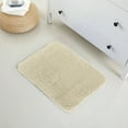 thumbnail image 2 of Yafa Home Fashion 1 Piece Solid Microfiber Soft Bathroom Rug , Non-Slip TPR Backing, 2 of 6