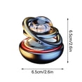 thumbnail image 3 of Solar Car Air Freshener, ZzCityTK Rotating Aluminum Star Ornament, Solar Powered 360° Rotation Home Car Decor Fragrance Dispenser, 3 of 6